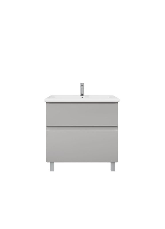 Тумба напольная SanStar Riana 80 Без раковины для ванной комнаты, Грей