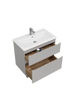 Тумба напольная SanStar Riana 80 Без раковины для ванной комнаты, Грей