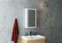 Зеркало-шкаф Art&Max Techno 35 R с подсветкой, белое