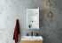 Зеркало-шкаф Art&Max Techno 35 R с подсветкой, белое