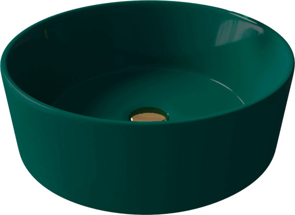 Накладная раковина Grossman GR-3013OLM зеленая матовая