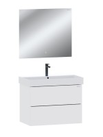 Тумба Onika Эсквана 80 подвесная, белая (ум. Вилис 80)