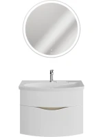 Мебель для ванной комнаты KERAMA MARAZZI Riva 80 подвесная, белая матовая