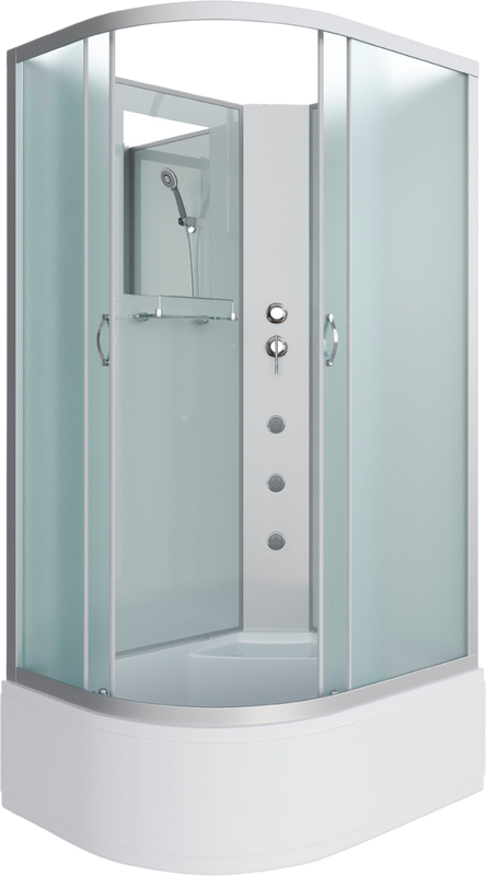 Душевая кабина Niagara Classic NG-2310-14RBKG 120х80 см, без крыши, с гидромассажем