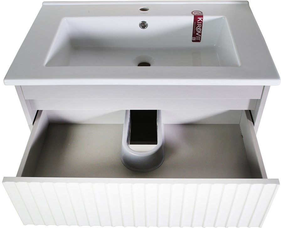 Мебель для ванной комнаты ASB-Mebel Мирано 85 слоновая кость, шиншилла серая