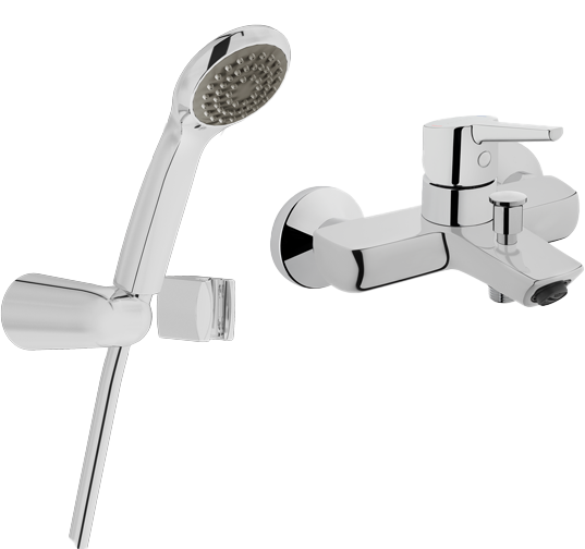 Смеситель для ванны с душем VitrA Stern 458655 глянцевый хром