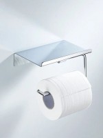 Держатель для туалетной бумаги с полочкой Shevanik SG5705-1, хром Держатель для туалетной бумаги с полочкой Shevanik SG5705-1, хром