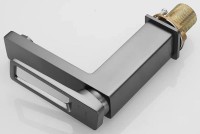 Смеситель для раковины Shevanik S6801T оружейная сталь