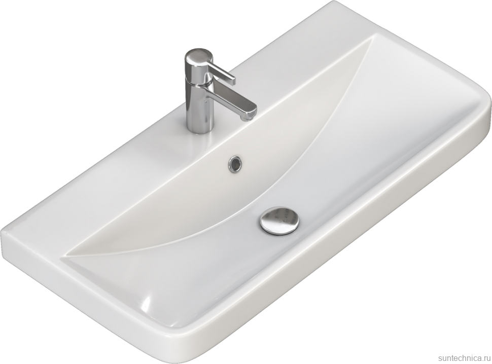 Тумба с раковиной Velvex Clay 80.2Y дуб верона