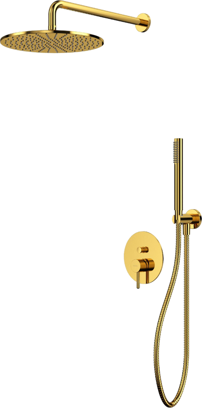 Душевой комплект WHITECROSS Y YSET04GL С ВНУТРЕННЕЙ ЧАСТЬЮ, золото