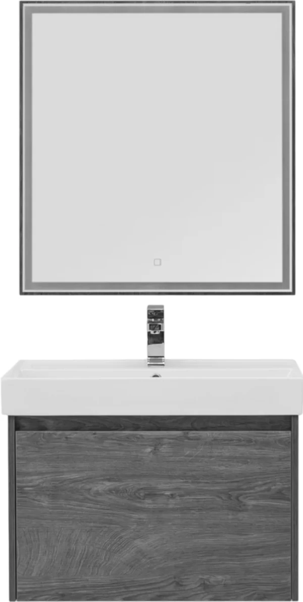 Мебель для ванной комнаты Aquanet Nova Lite 75 дуб рошелье, 1 ящик