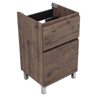 Тумба под раковину Aquanet Алвита New 50 напольная, дуб веллингтон табак