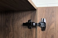 Шкаф пенал для ванной Comforty Бордо 40 дуб тёмно-коричневый
