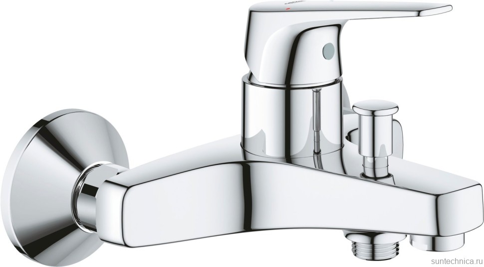 Душевой комплект Смеситель Grohe BauFlow 23601000 + Стойка New Tempesta Rustic 27399002