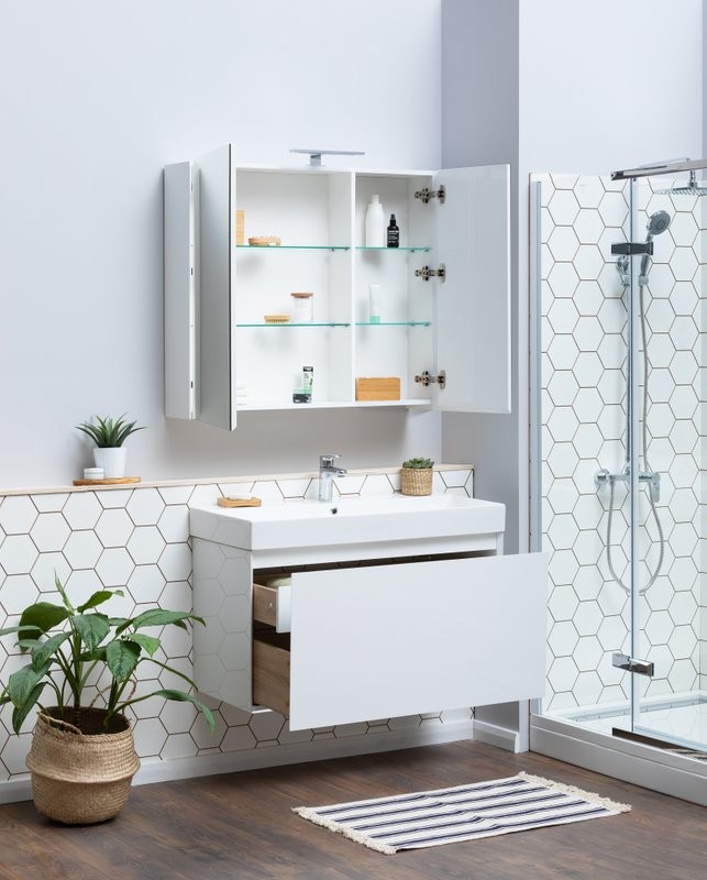 Мебель для ванной комнаты Aquanet Йорк 100 белая