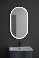 Мебель для ванной комнаты Alavann Wave 105 подвесная, голубой деним