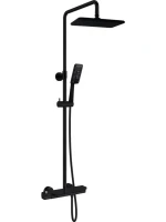 Душевая стойка AltroBagno Lamberto AltroBagnoLamberto030418MB матовая черная Душевая стойка AltroBagno Lamberto AltroBagnoLamberto030418MB матовая черная