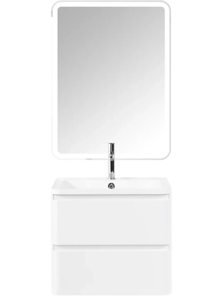 Мебель для ванной комнаты BelBagno Albano 70 подвесная, bianco lucido