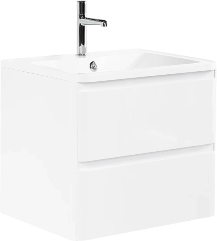 Мебель для ванной комнаты BelBagno Albano 70 подвесная, bianco lucido