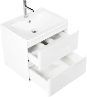 Мебель для ванной комнаты BelBagno Albano 70 подвесная, bianco lucido