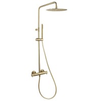 Душевая стойка Ramonsoler Odisea Joya 595401RM300OC золото, с термостатом