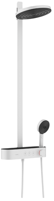 Душевая стойка Hansgrohe Pulsify Showerpipe 260 2jet 24240700 матовый белый
