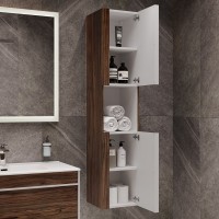 Мебель для ванной комнаты STWORKI Вестервик 90 орех каньон