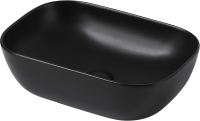 Накладная раковина Abber Rechteck AC2200MB матовая черная