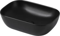 Накладная раковина Abber Rechteck AC2200MB матовая черная Накладная раковина Abber Rechteck AC2200MB матовая черная
