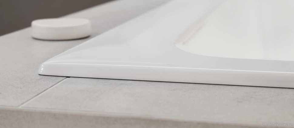 Акриловая ванна Cersanit Crea 64870 170x70 см, пристенная, белая, на ножках