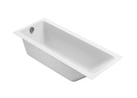 Акриловая ванна Cersanit Crea 64870 170x70 см, пристенная, белая, на ножках