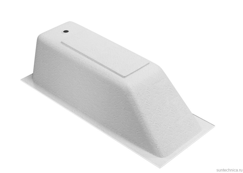 Акриловая ванна Cersanit Crea 64870 170x70 см, пристенная, белая, на ножках