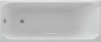 Акриловая ванна AQUATEK Альфа ALF140-0000019 140x70 см, правая, пристенная, белая, с каркасом, с экраном, со сливом-переливом, слив слева