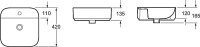 Накладная раковина Lavinia Boho Bathroom Sink Slim 33311007