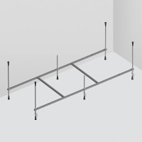 Акриловая ванна AM.PM Gem W90A 170x75 см, пристенная, белая, с каркасом