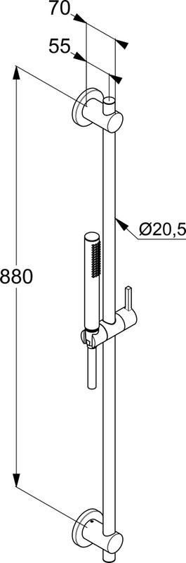 Душевой комплект Термостат Kludi Zenta 351013938 + Гарнитур Nova Fonte 2084039-15