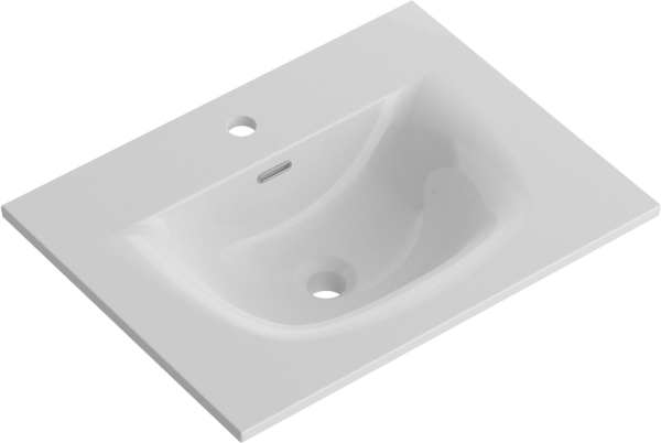 Мебельная раковина BelBagno BB-8099-60 глянцевая белая