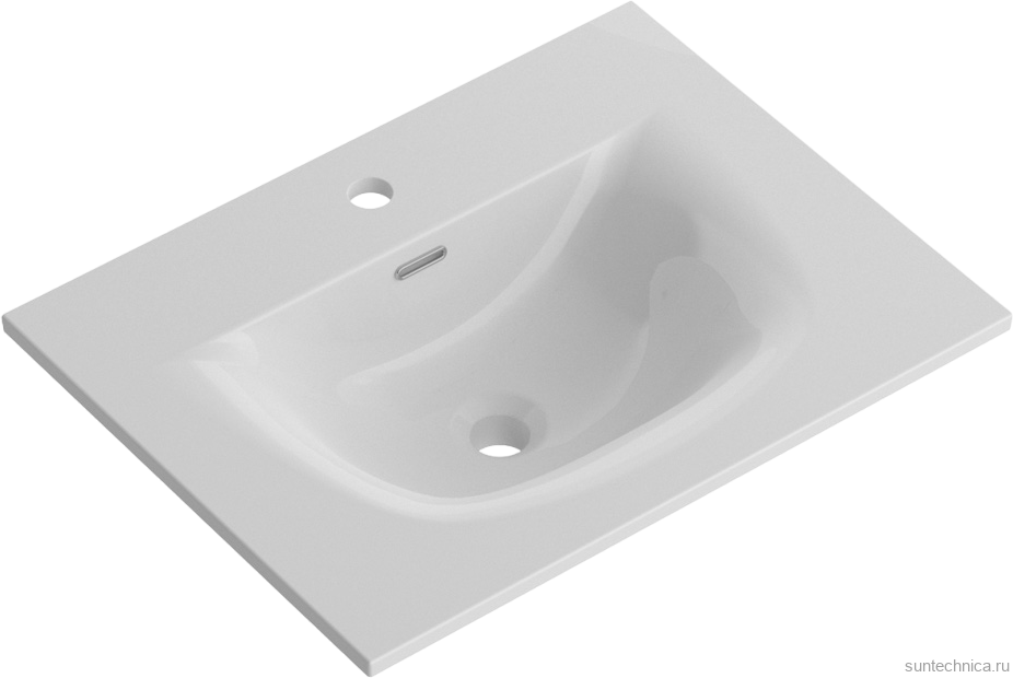 Мебельная раковина BelBagno BB-8099-60 глянцевая белая