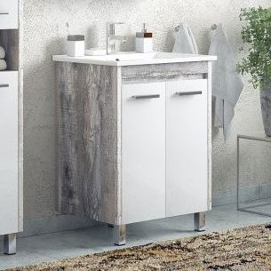 Тумба под раковину без столешницы Corozo Лорена 60 напольная, антик