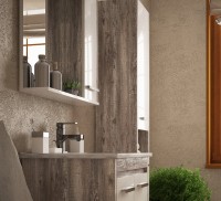 Тумба под раковину без столешницы Corozo Лорена 60 напольная, антик