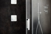 Душевая дверь в нишу Ravak Matrix MSD2-110 L Transparent, профиль сатин