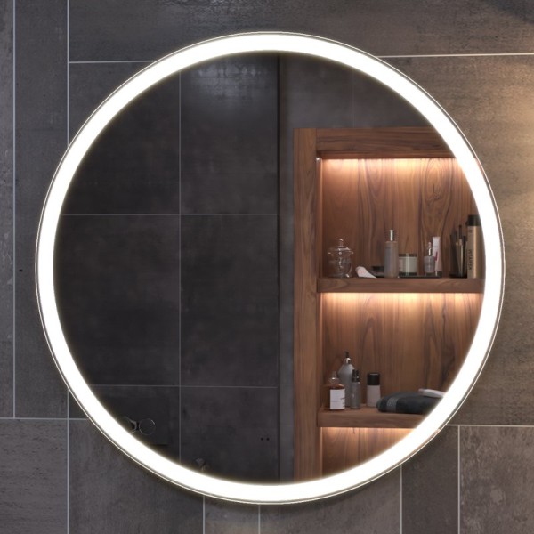Зеркало круглое Vigo Cosmo Comfort 80 с подсветкой, с антизапотевателем