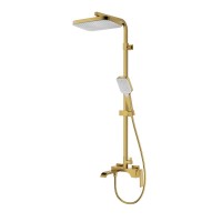 Душевая стойка Raglo R02.24.03 сатин золотой Душевая стойка Raglo R02.24.03 сатин золотой