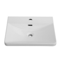 Мебельная раковина BelBagno 51 глянцевая белая