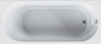 Акриловая ванна AM.PM X-Joy W94A 160x70 см, пристенная, белая, с каркасом