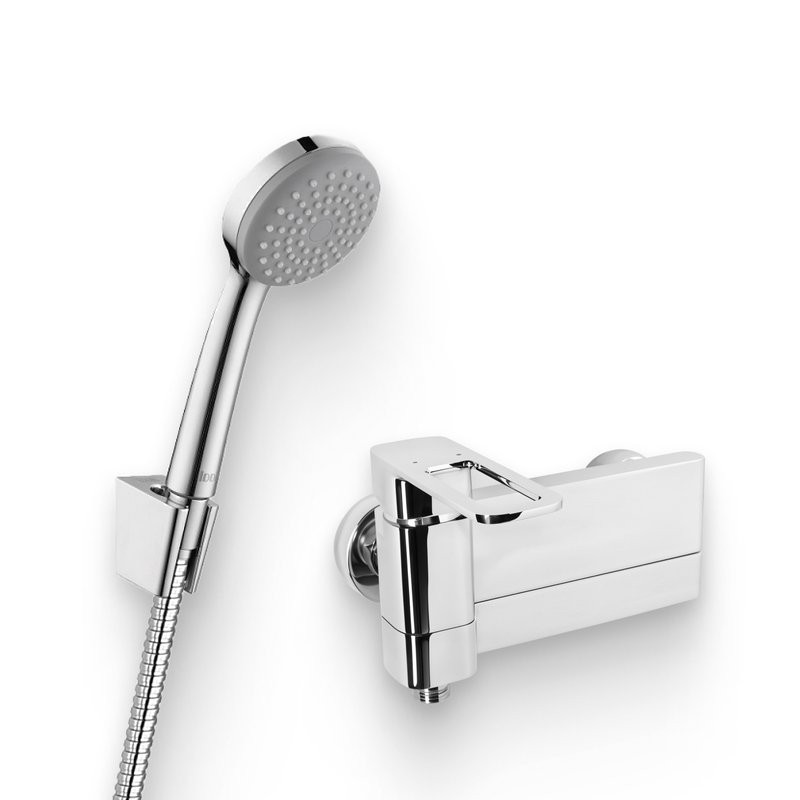 Душевой комплект Смеситель IDDIS Slide SLISB00i02WA + Гарнитур 0011F00i16