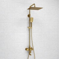 Душевая стойка Wasserkraft Aisch A155.260.201.BG золото
