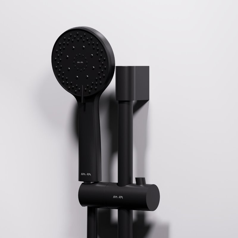 Душевая кабина AM.PM X-Joy Deep W94C-401A-090BT 90х90 см, высокий поддон, матовый черный