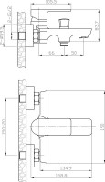 Душевой комплект Смеситель Agger Brilliant Brilliant A0310000 + Гарнитур Splash A022
