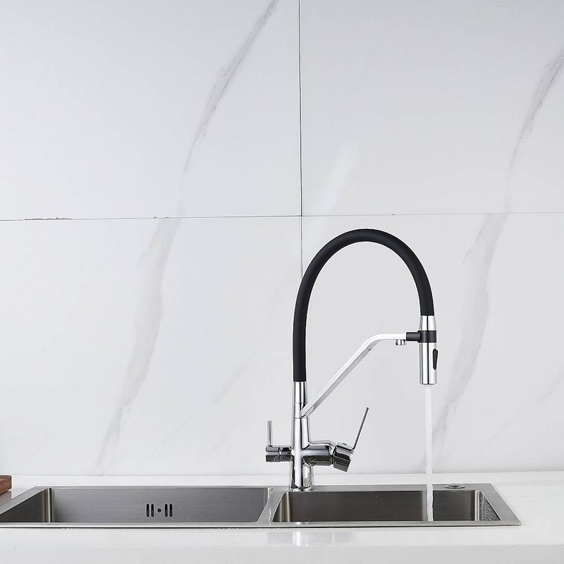 Смеситель для кухни Shevanik S278 хром